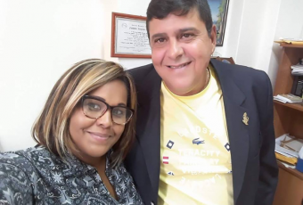 Presidente do SEMPRIBEL-RJ recebe Leni Ferreira