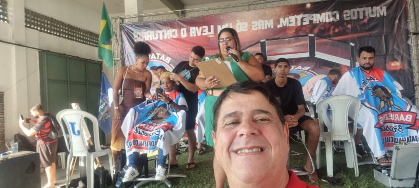 SEMPRIBEL-RJ marca presença na batalha de barbeiros de São João de Meriti em 07/07/2024.